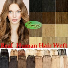 Double Weft Hair Extensions Sew In Weave European Remy Human Hair Bundle 100gr