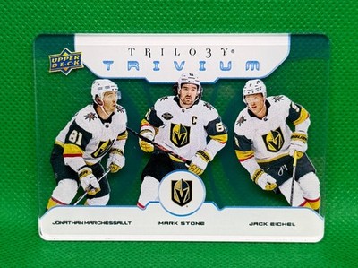 2023-24 Upper Deck Trilogy Trivium JONATHAN MARCHESSAULT MARK STONE JACK EICHEL