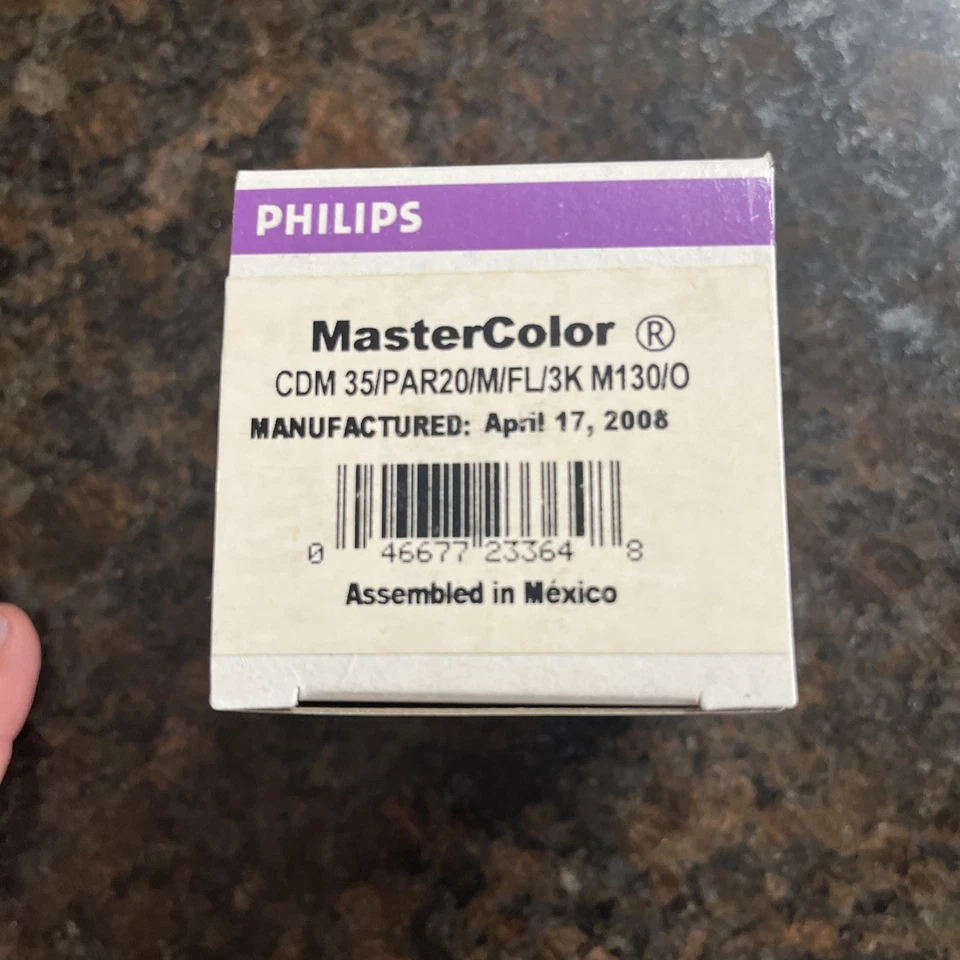 Philips MasterColor CDM 35/PAR20/M/FL/3K 130/O lamps 830 Brand New - Image 2 of 4