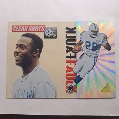 1995 Pinnacle Clear Shots #7 Marshall Faulk Indianapolis Colts HOF
