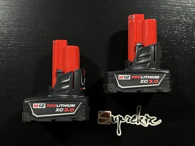 Milwaukee M12 12V Lithium-Ion XC Extended Capacity 3.0 Ah Battery 48-11-2412