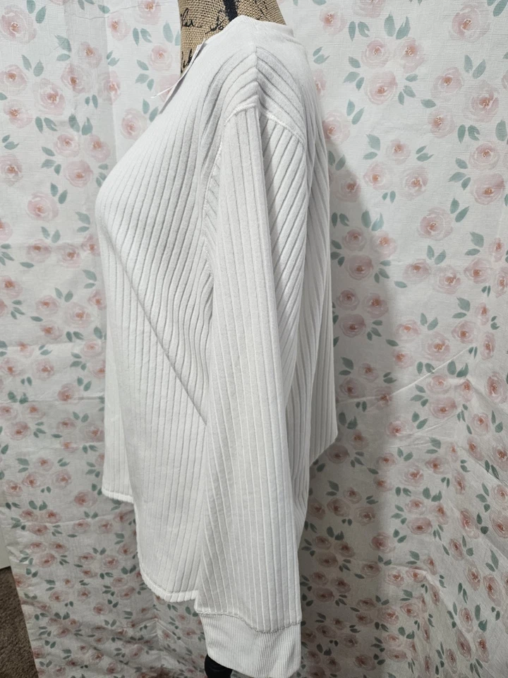 CROFT & BARROW, CONJUNTO DE PIJAMA FLORAL MUJER NUEVO AZUL/BLANCO POLI BL 2 PIEZAS, TALLA 3X Foto 4 de 4