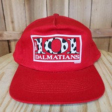 Vintage 101 Dalmatians Snapback Hat Disney McDonalds Promo Red Cap 90s