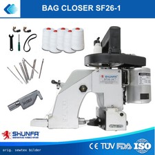 COMBI ANGEBOT Tragbare SACKN&Auml;HMASCHINE orig.Shunfa KF6 mit 5000m Garn + Gratis