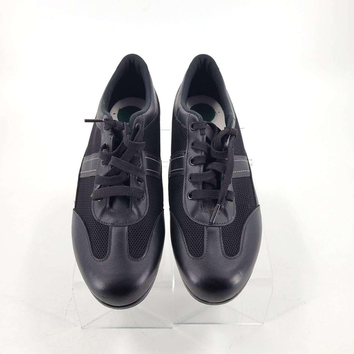 Sas Shoes Womens 9 M Walking Sneakers Black Leather Lace Up  display picture 1