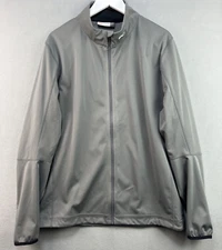 KJUS Jacket Dweight Softshell Full Zip Mens Large Gray Golf Performance Polartec