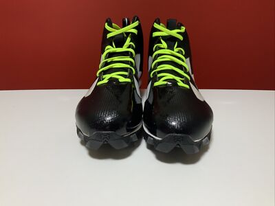 Under Armour Mens Crusher Black RM Football Cleats Size 16  display picture 2