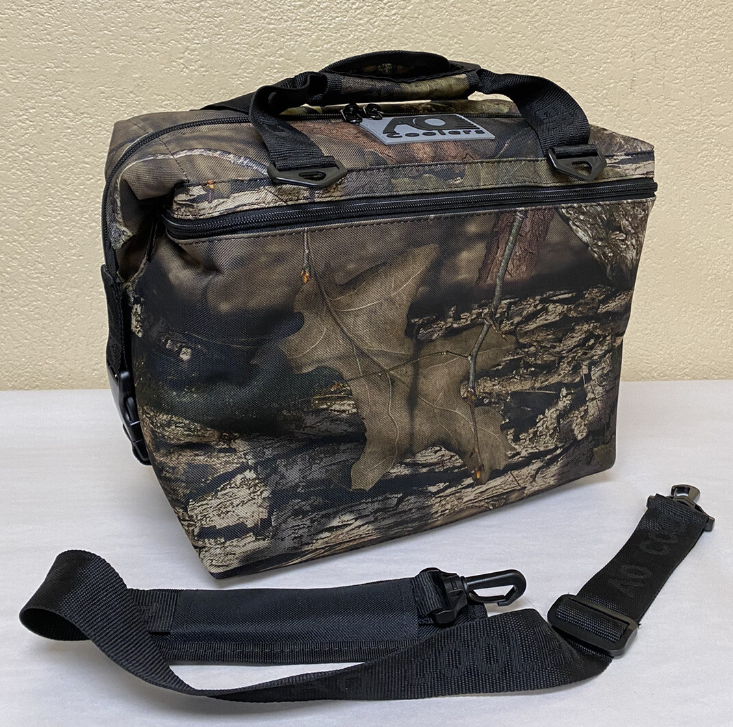 AO COOL 12PK MOSSY OAK SERIES CAMO SOFT SIDED COOLER BAG PN