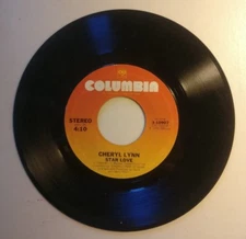 CHERYL LYNN 45 RPM VINYL - STAR LOVE / YOU'RE THE ONE - DISCO, DANCE MUSIC