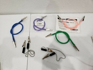 HAGER Miltex Napkin Bib Holder Silicone +Metal Dental Neck Strap Clips(Set Of 6)