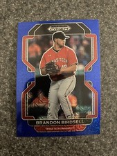 2022 Prizm Draft Picks Baseball Base Blue Mojo Prizm #PDP143 Brandon Birdsell