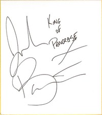 Josh Barnett Signed Shikishi Japanese Art Board BAS COA UFC Pride FC Pancrase 2