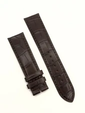 Genuine Jaeger-LeCoultre Alligator Leather Brown 20mm x 18mm Curved Band Strap