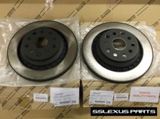 Lexus LS460 F-Sport (2013-2015) OEM Genuine REAR BRAKE ROTOR SET - ROTORS (x2)