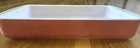 Vintage Pyrex #232 Flamingo Pink 2 Qt Baking Lasagna Dish 1950s  MCM