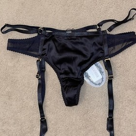 Bordelle BONDAGE-BELLE SUSPENDER THONG L Stunning BNWT