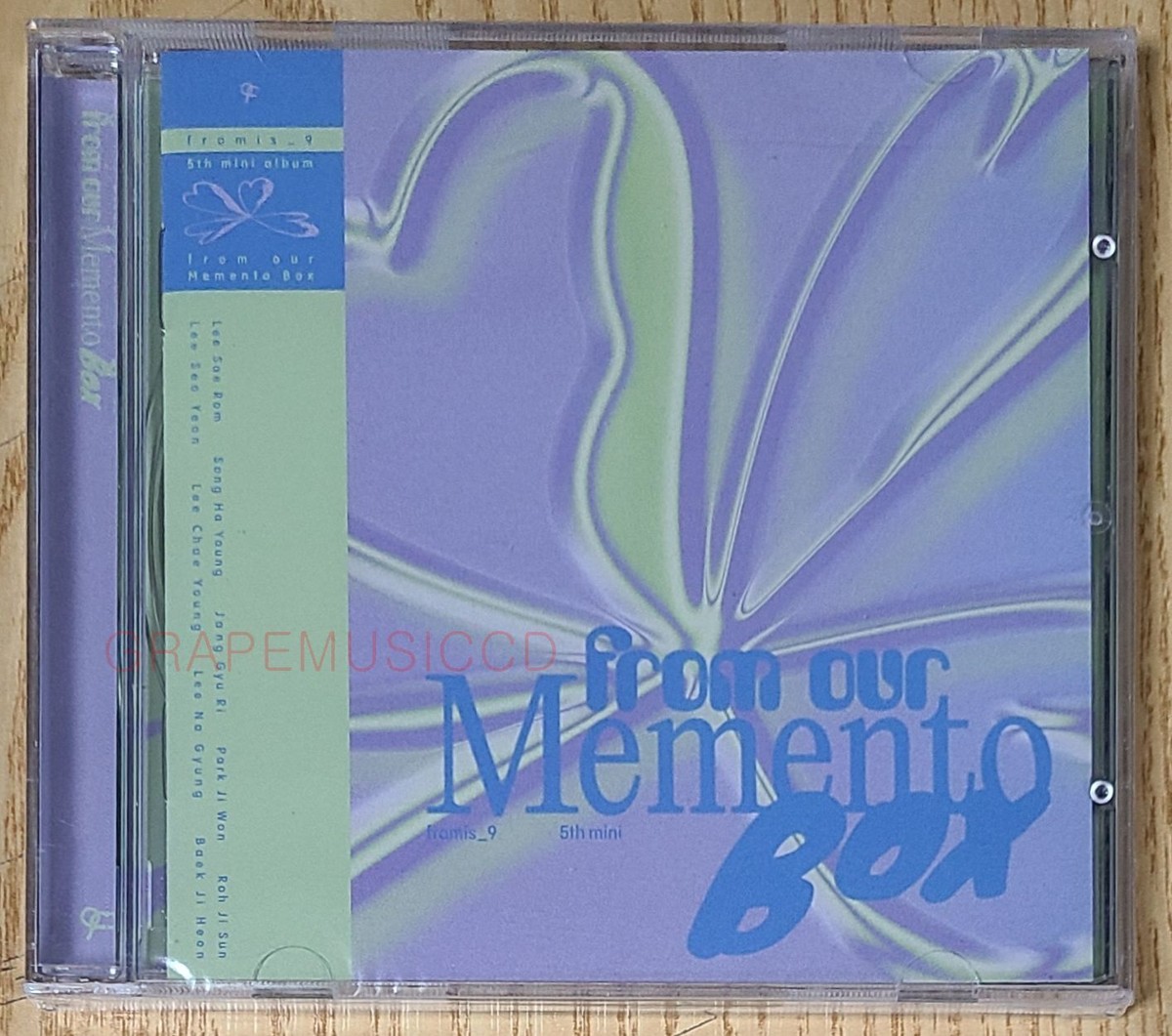 fromis_9 サイン LINEMUSIC 当選 memento box from our Memento Box(Jewel Case ver.) [単品ランダム][輸入盤
