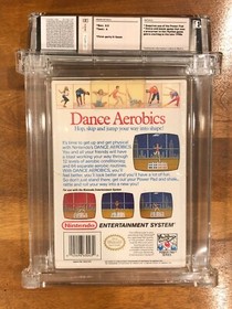 Dance Aerobics, Nintendo NES, New and Sealed, GRADED WATA 8.5 / A
