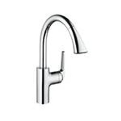 KWC 10.061.004.000 DOMO Kitchen Pull-Out Spray Side Lever CHROME New in Box!