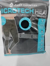 Free Country Women's Base Layer Pant Microtech Heat Medium or 2X-Large