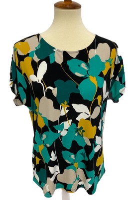 calvin klein yellow blouse