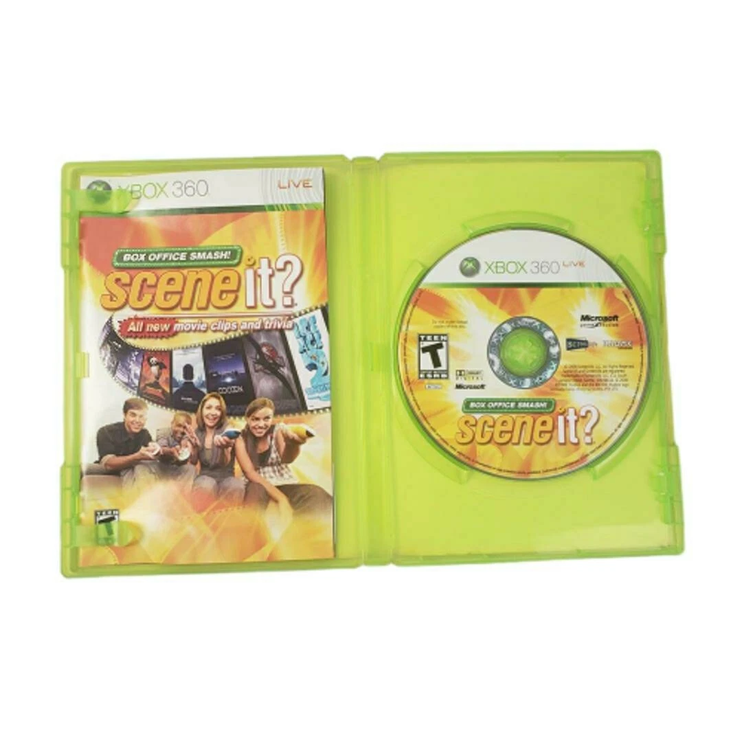 Microsoft Xbox 360 Scene It? Box Office Smash Video Game (Complete.