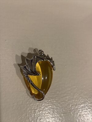 Basking Draca Dragon Crystal Keeper Pendant NEW! For Money & Luck! FREE SHIPPING