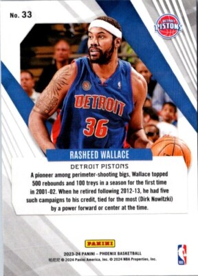 その他 RASHEED WALLACE Auto /49 その他 RASHEED WALLACE Auto /49 2023-24 Rasheed Wallace