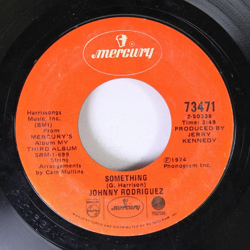 Country 45 Johnny Rodriguez - Born To Lose / Something On Mercury Records - Image 2 of 2