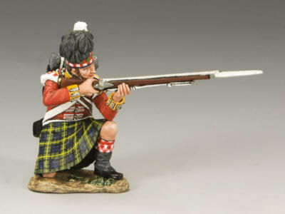 King and Country NA203 - Gordon Highlanders Kneeling Firing Diecast Metal Figure