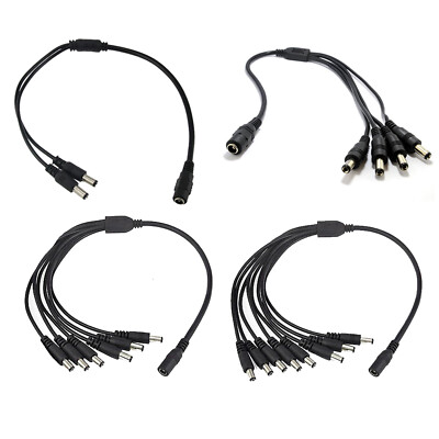 DC Netzteil Stecker Splitter Adapter Stecker Kabel für CCTV Kamera LED Streifen
