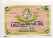 Notgeld: Friedrichsroda Turyngia 1 sztuka (494)