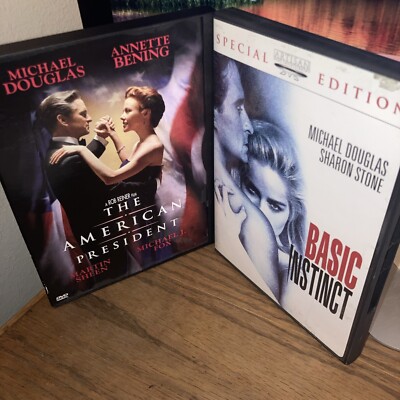 The American President & Basic Instinct (DVD) 2 90s Michael Douglas Hit Films!