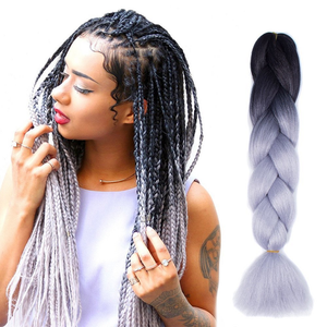 Wigenius 5pcs Lot Ombre Jumbo Braiding Hair Crochet Braids