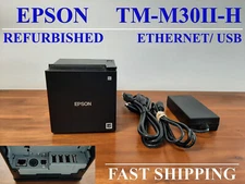 Epson TM-M30II-H POS Point of Sale Thermal Printer Ethernet USB Hub  w/ PS