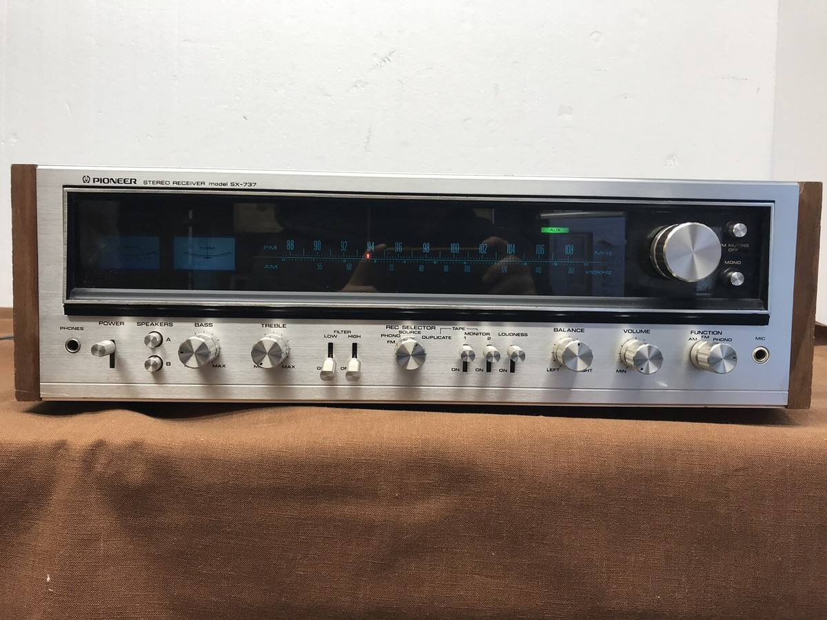 PIONEER Vintage Stereo Receiver Model SX-737 | eBay