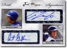 Andrew Lambo * Austin Gallagher * Autograph Rookie WHITE Auto 1/1