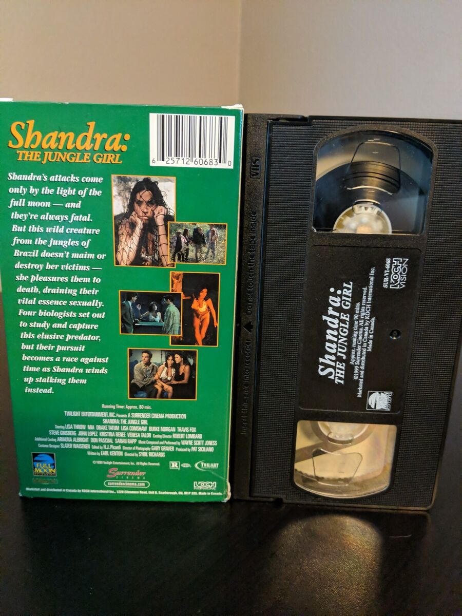 Shandra: The Jungle Girl VHS 1999 Rare Horror Full Moon Shandra: The Jungle Girl VHS 1999 Rare Horror Full Moon