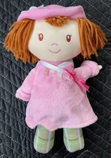 Kids Preferred 2011 Red Hair Girl Doll Stuffed Animal Plush Toy 11”
