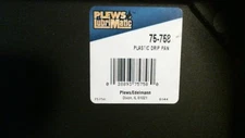 Plews / Lubrimatic 75-758 Plastic Drip Pan 22" x 22"x 1-1/2" Black