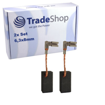 2x Kohlebürsten für Metabo EW E 11125 S Quick, EW E 11150 S Signal / Motorkohlen