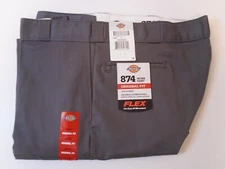 Dickies Men's Size 44x32 874 Original Fit Work Pant Straight Leg Dark Gray NWT