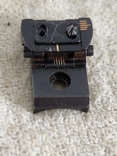 Adjustable Folding Rear Sight w/ Screw on Barrel Sight Base