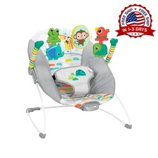 Asiento hamaca para beb  con vibraciones relajantes y felpa de pl stico US NUEVO
