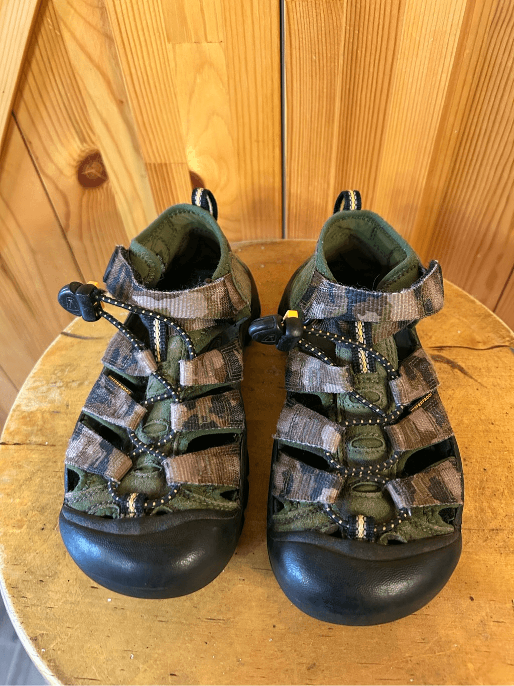 Sandalo Keen mimetico regolabile per bambini taglia 1 impermeabile punta chiusa