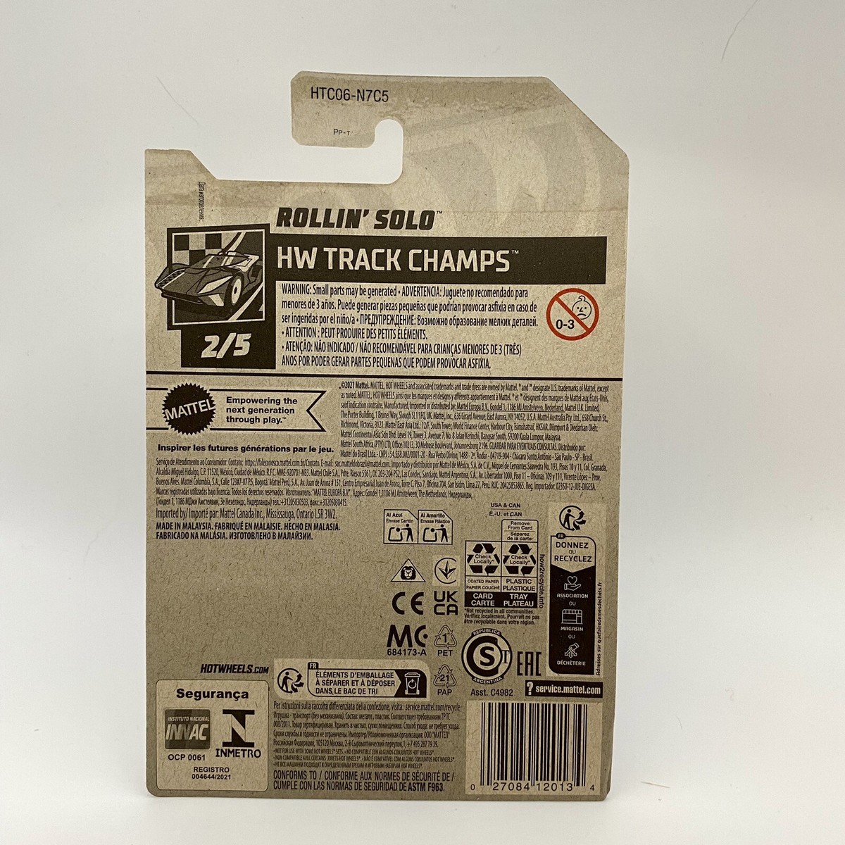 Rollin' Solo - HW Track Champs - Röd - Hot Wheels