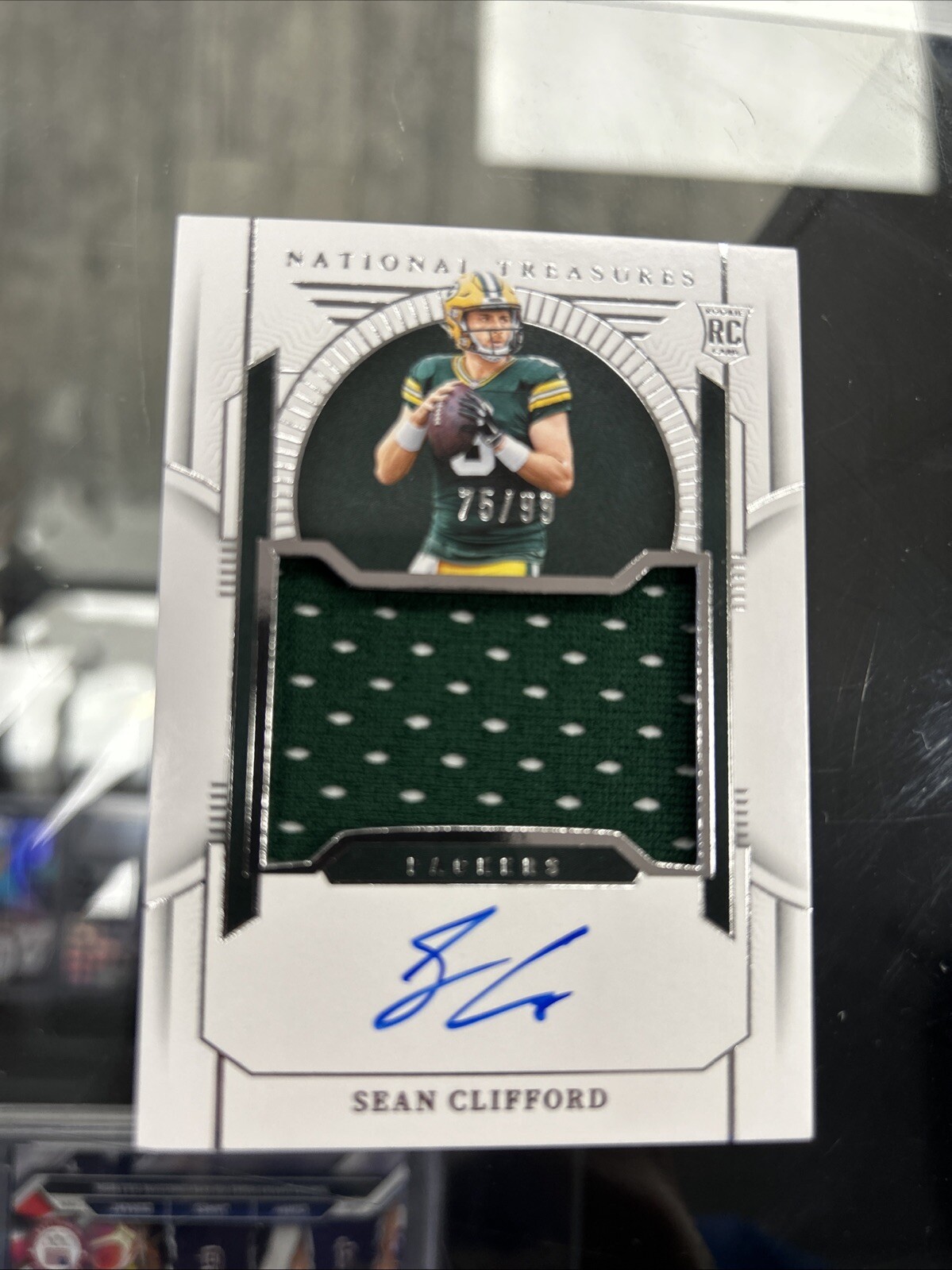 2023 National Treasures Sean Clifford TRUE RPA 75/99 Rookie Patch Auto #188