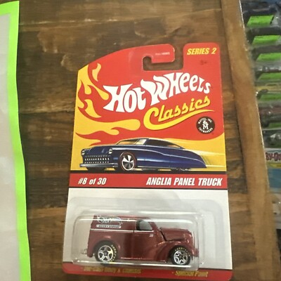 Hot Wheels Classics Series 2 #8/30 Anglia Panel Truck Burnt Orange w/ Redlines