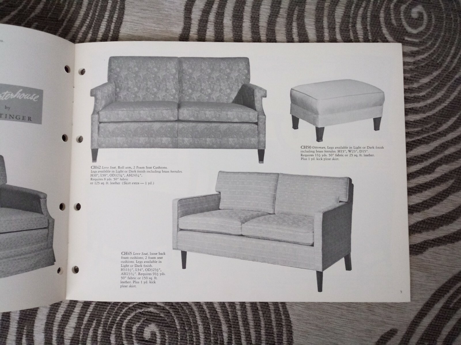 Kittinger Furniture Catalog No. 97 SUPPLEMENT Charterhouse 1966 eBay