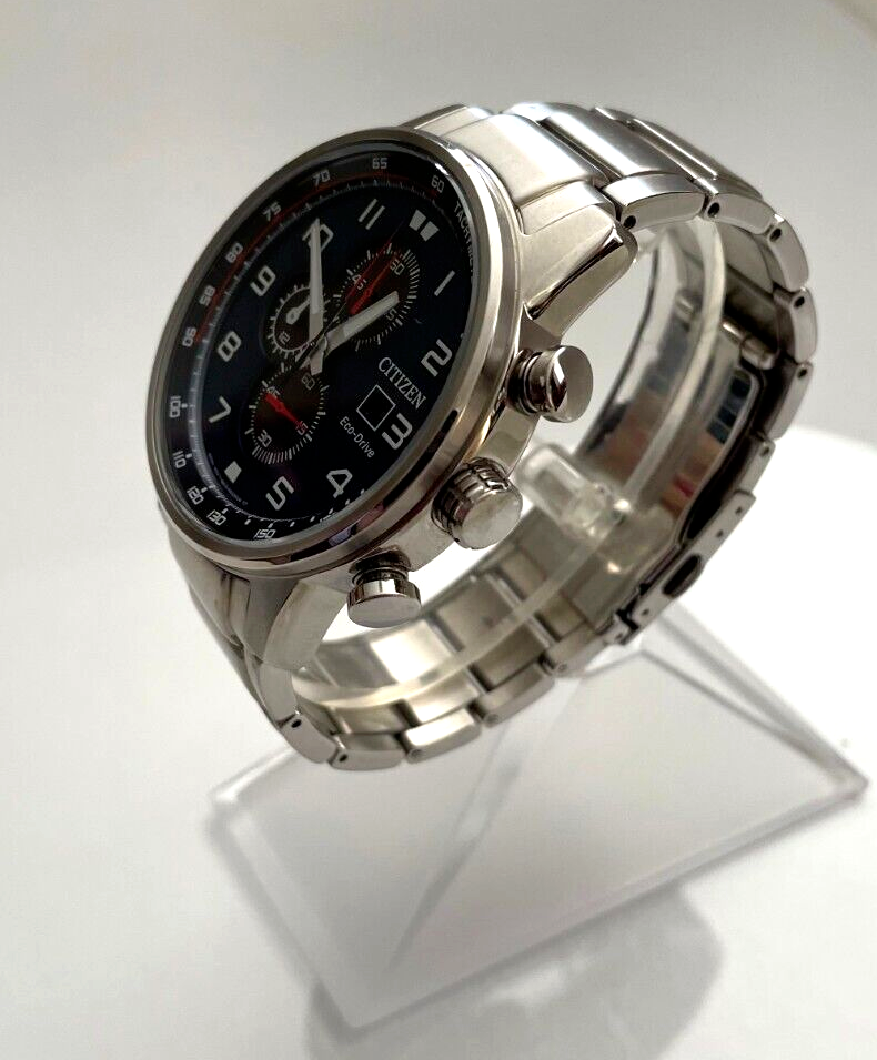 Citizen B16 R008790 Men's Eco-Drive Chronograph Blue Dial Date